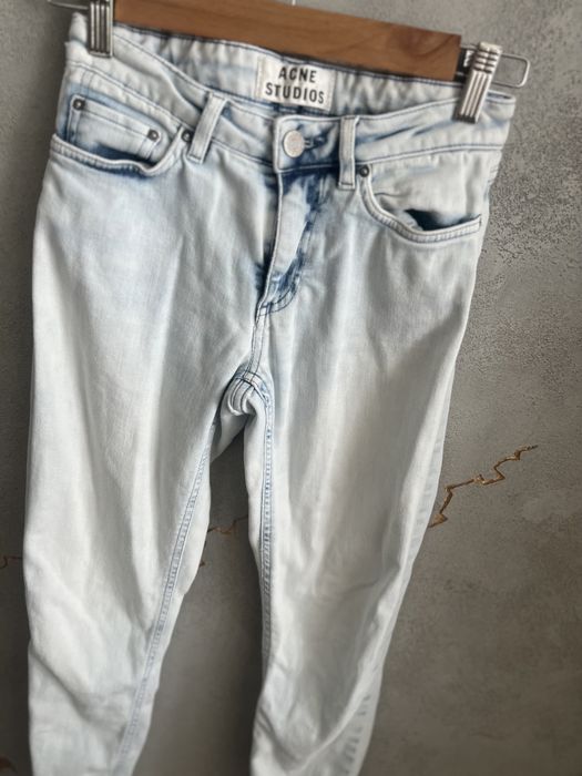 Jeansy spodnie dżinsy efekt sprania Acne Studios XS