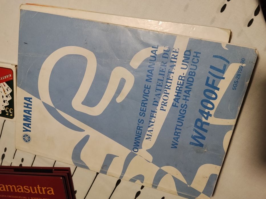 Manual instrukcja napraw Yamaha YZ WR 400, 426, 450