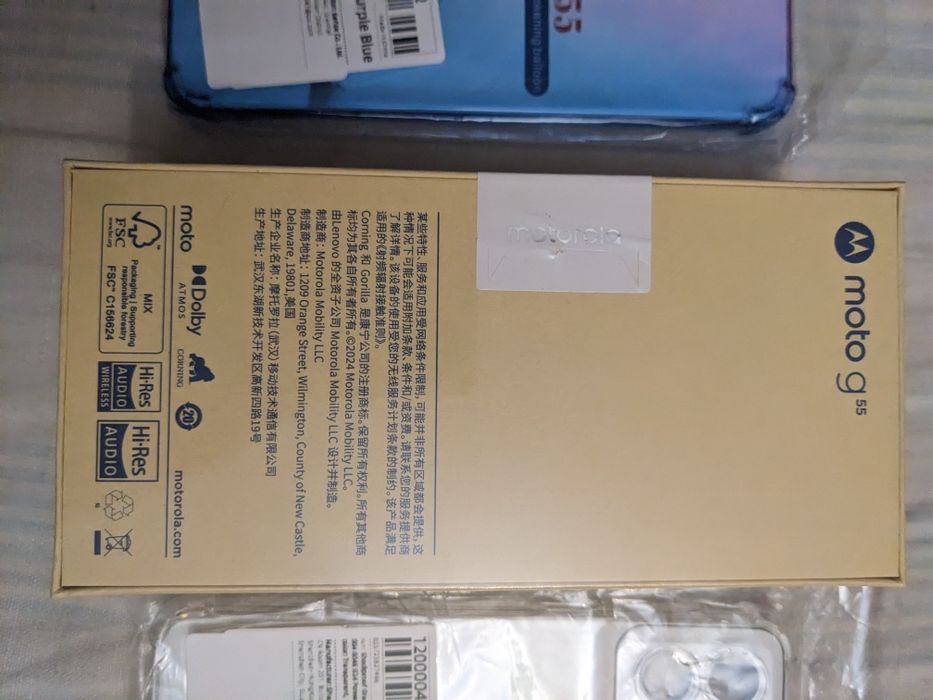 Новий Смартфон Motorola MOTO G55, 8/256, (6,5", 120 Гц Full-HD) Lenovo