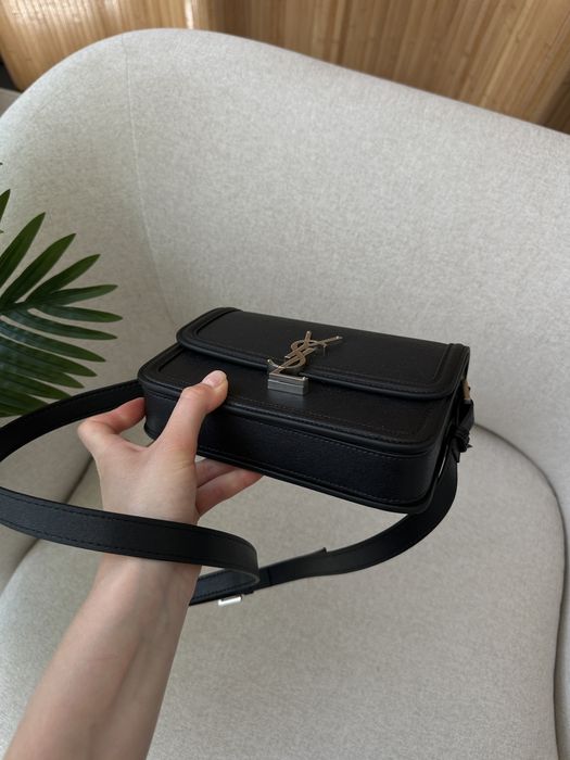 Сумка YSL Yves Saint Laurent Solferino Black Matte/Silver
