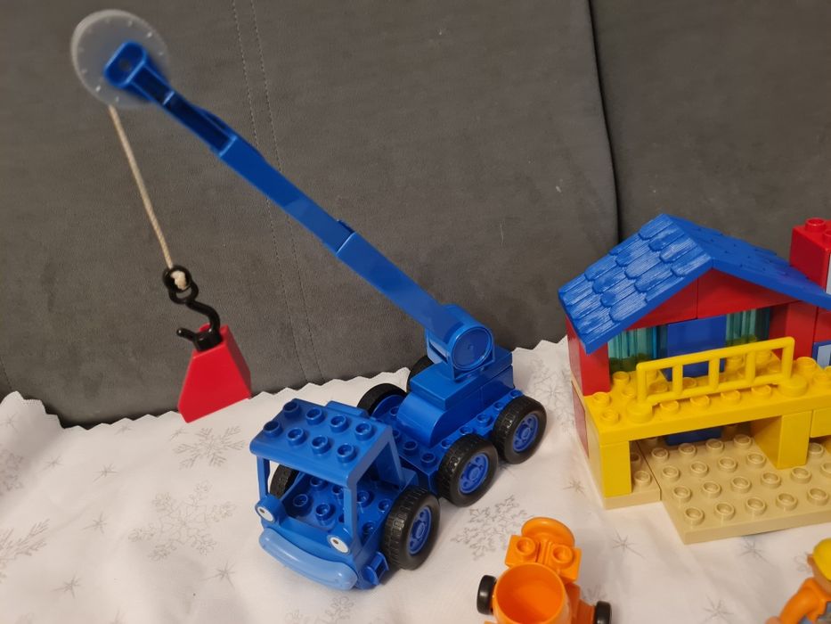 Dźwig I betoniarka  Bob budowniczy 3597 Lego duplo unikat