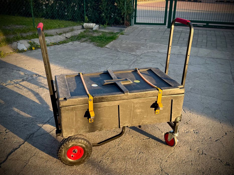 Hardcase HN36W skrzynia na hardware statywy perkusyjne + wózek Millenium