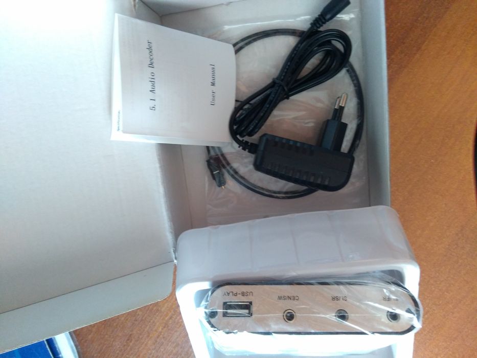 Audio Digital Decoder 5.1, оптический аудио декодер 5.1, SPDIF