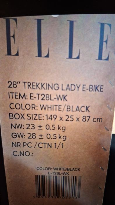Nowy Rower elektryczny Elle 28"