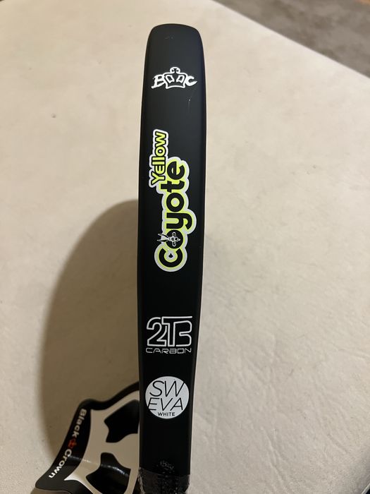 Raquete de padel Black Crown Coyote - Amarela
