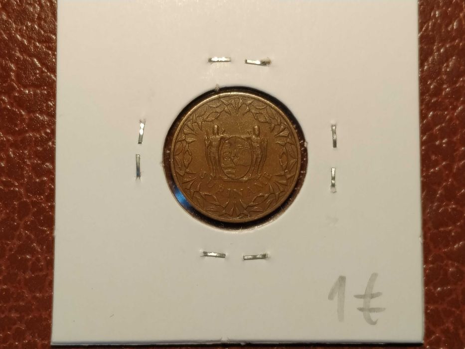 Suriname - moeda de 1 cêntimo de 1962
