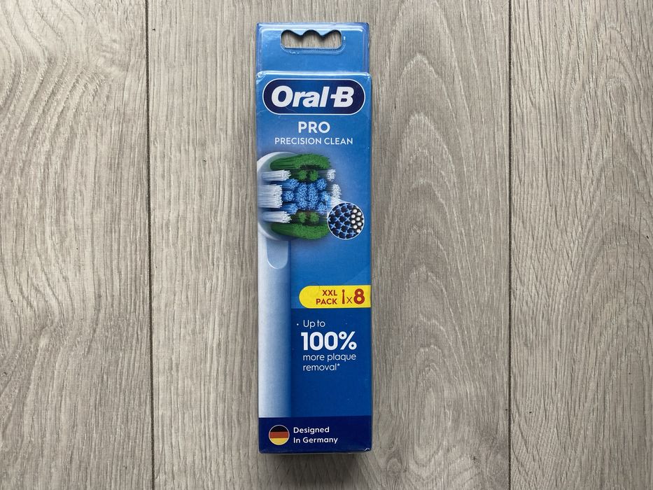 8x Oryginalne Oral-B Pro Precision Clean końcówki do szczoteczki Braun