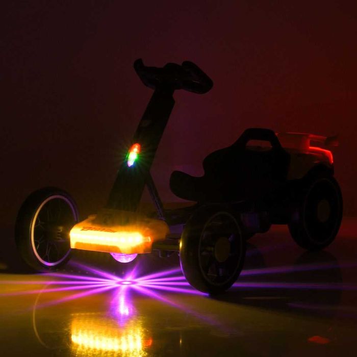 Дитячий електро карт картинг Bambi Пульт,світло,музика,складний до30кг