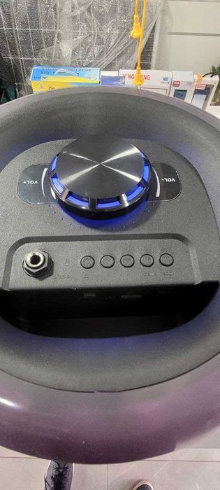 Потужна Bluetooth 80 см колонка MS-2057BT-W 60W з радіомікрофоном, з L
