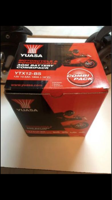 Bateria yuasa para Mota