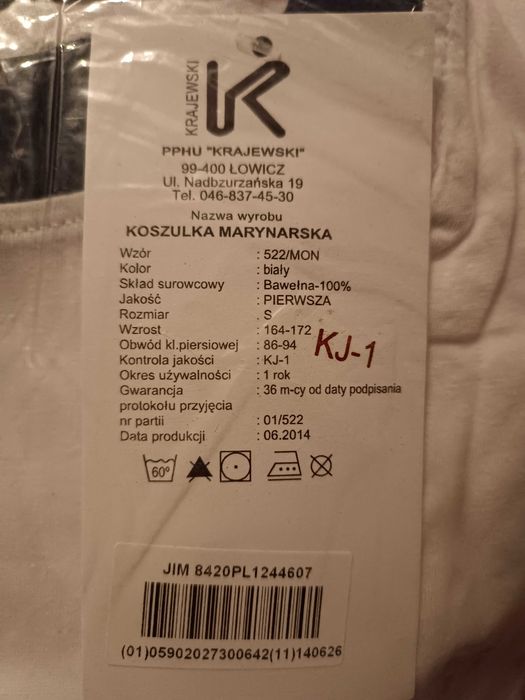 Koszula marynarska 522/MON