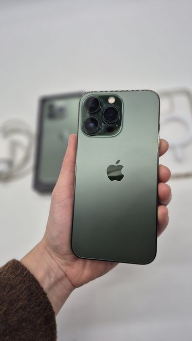 iPhone 13 Pro 128GB – Verde Alpine – Impecável | Caixa + Capas