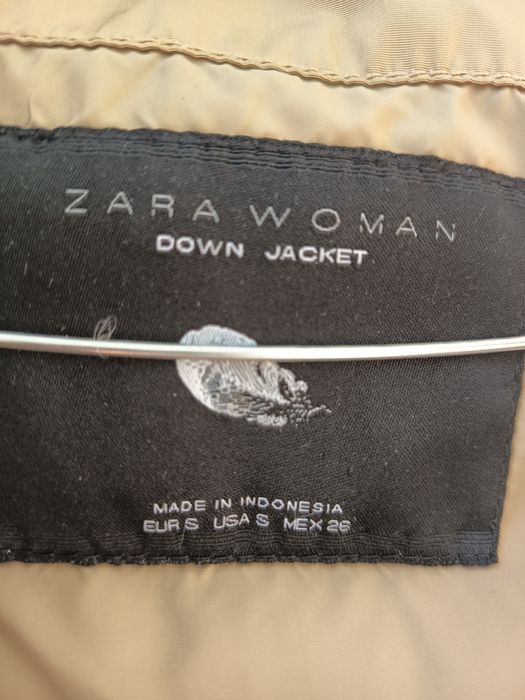 Puchowa kurtka Zara S