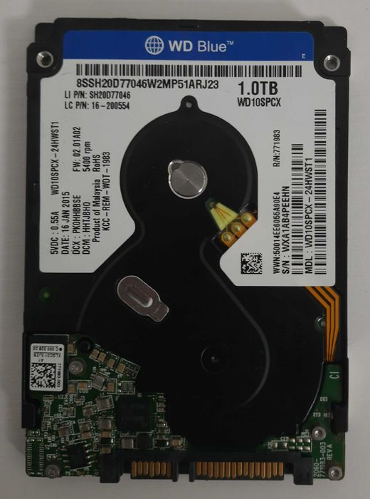 Жорсткий диск Western Digital 1TB (WDC WD10SPCX)
