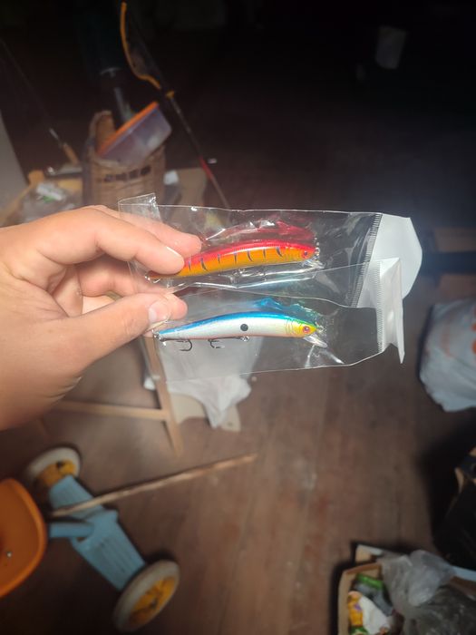 Amostras artificiais para pesca!