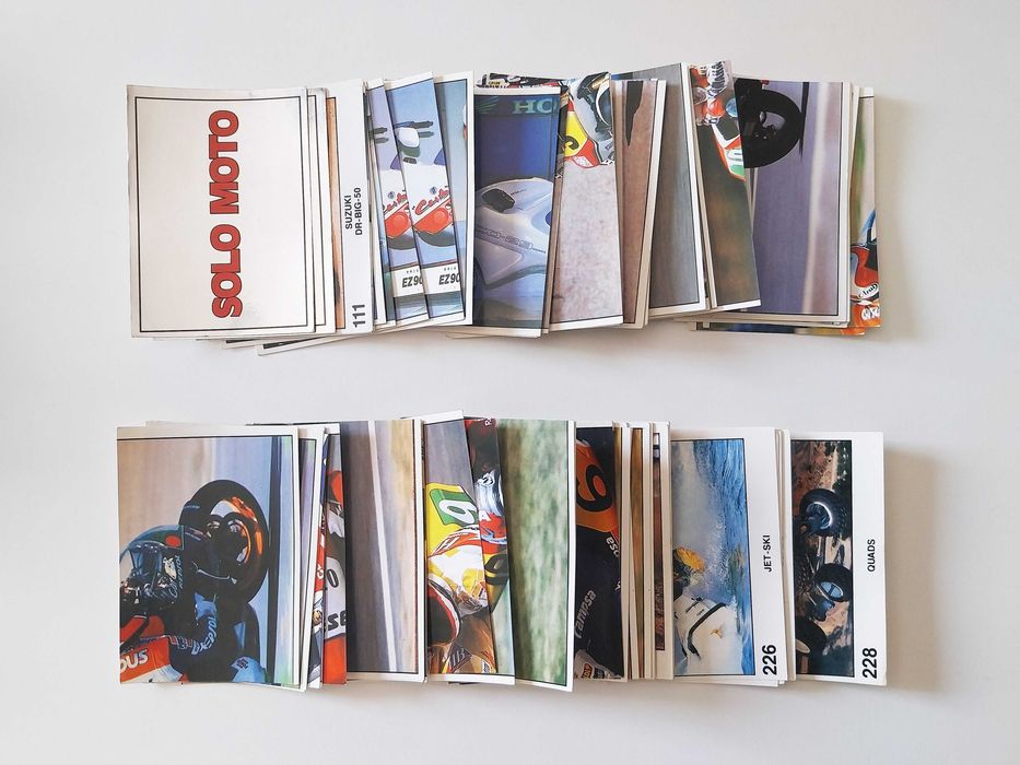 66 cromos SOLO MOTO (1990) | Panini lote ou venda avulso