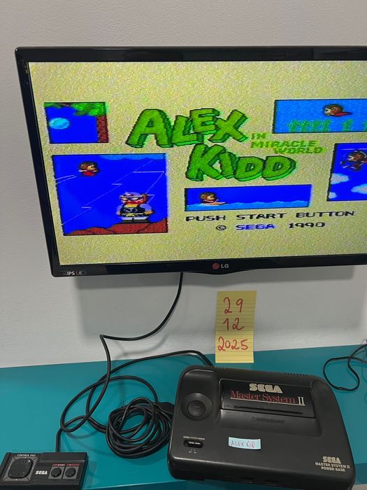 Consola sega master system 2 versão Alex kidd