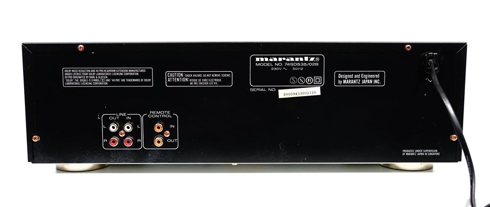 2-kieszeniowy Deck MARANTZ SD535 Autoreverse HX PRO Made in JAPAN