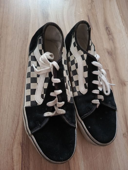 Trampki Vans 39 czarno białe
