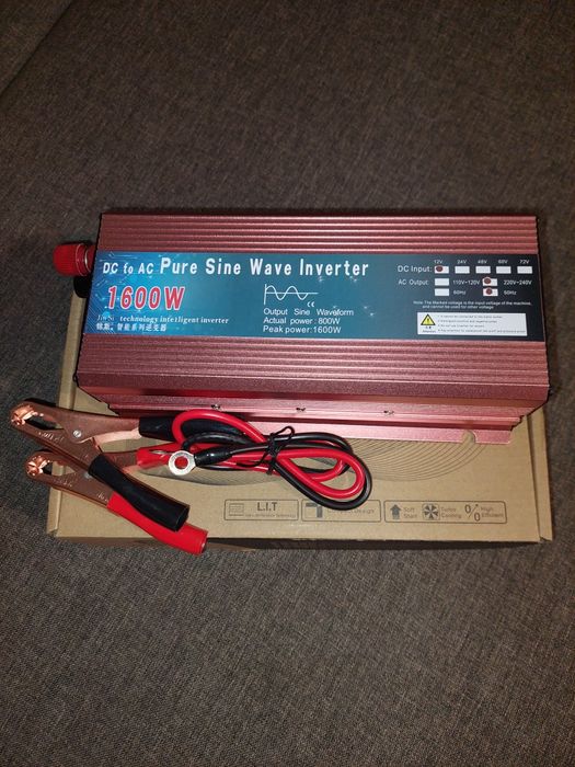 Инвертор преобразователь 12-220 чистый синус