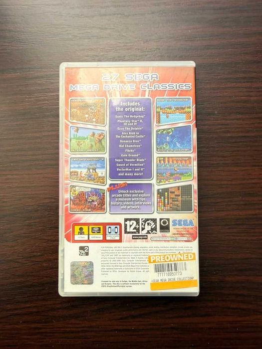sega mega drive collection psp