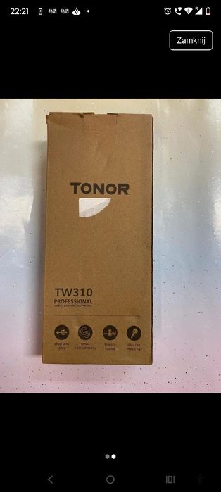 Profesjonalny mikrofon do karaoke Tonor