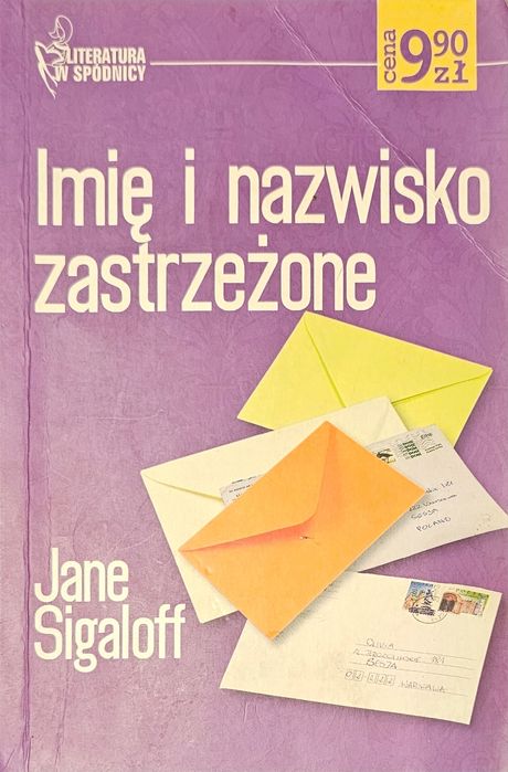 Imię i nazwisko zastrzeżone Jane Sigaloff
