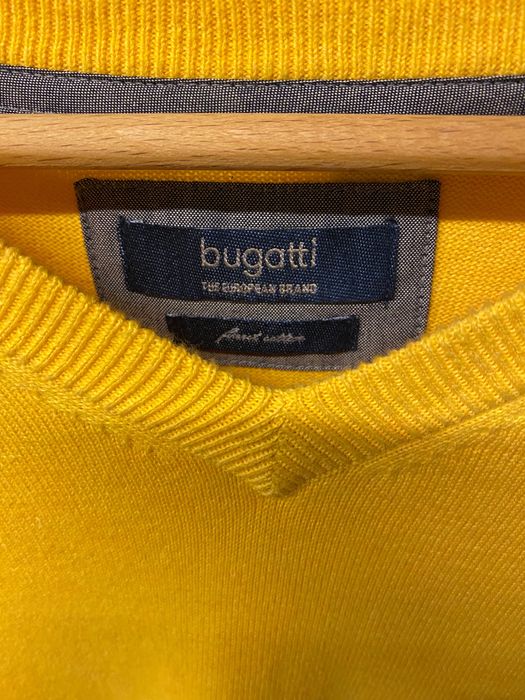 Sweter Bugatti L żółty stan idealny
