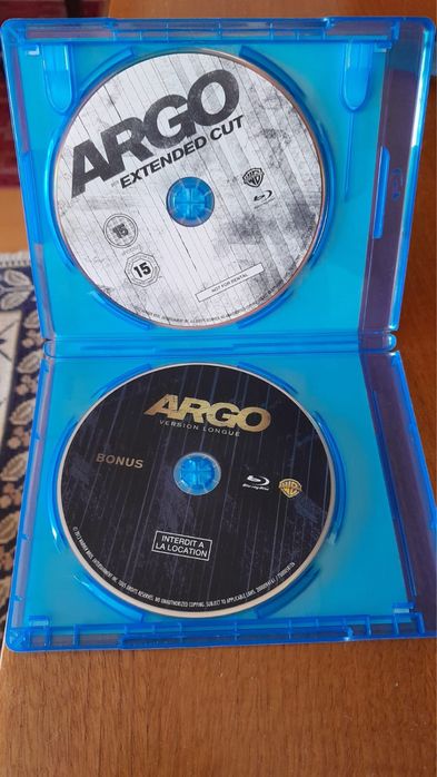 Blu-ray Argo e Sniper Americano