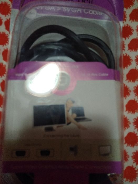 Cabo SVGA da Lorenzo Bell novo, macho - macho