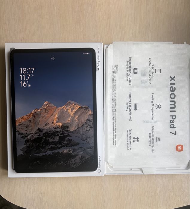 Планшет Xiaomi Pad 7 12/256 як новий Blue
