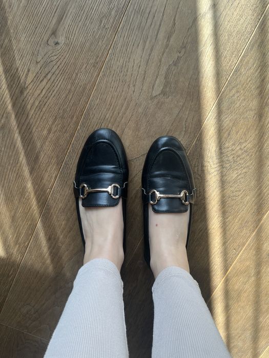 Mokasyny 36 czarne baleriny