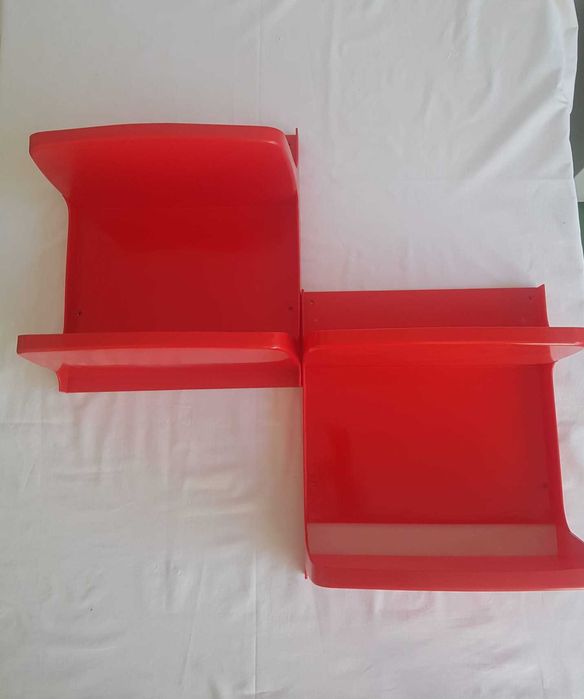 Półki plastikowe 3 szt. stan idealny czasy PRL