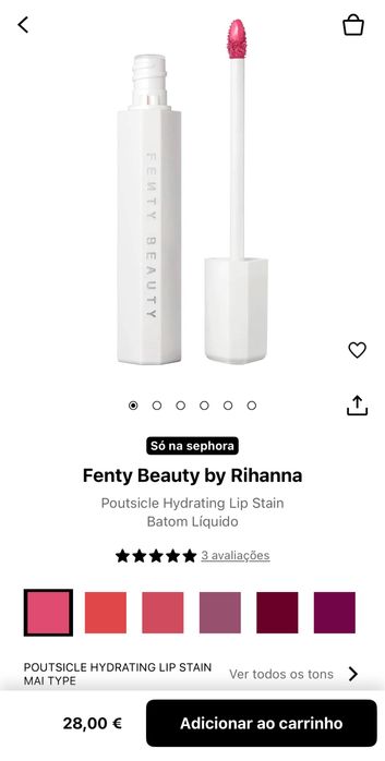 Conjunto 2 Batons Fenty Beauty & Fenty Skin – PORTES INCLUÍDOS