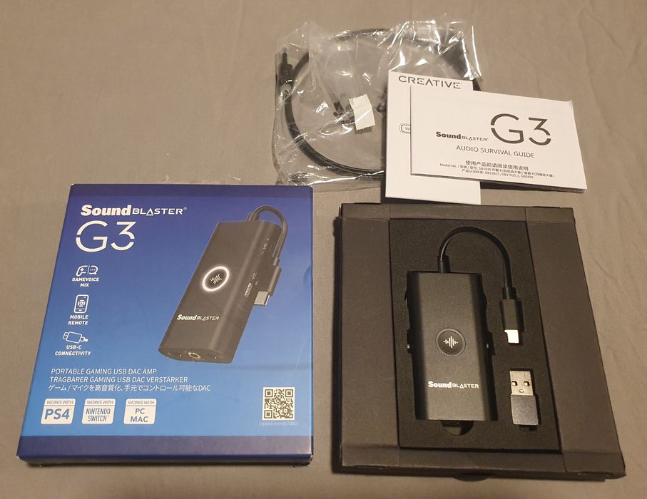 Sound Blaster G3 karta dzwiękowa zewnetrzna