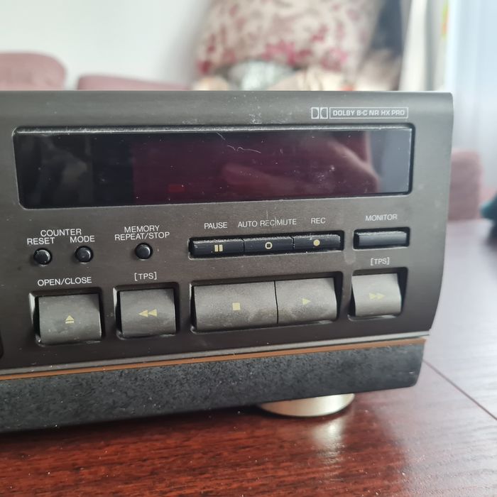 magnetofon kasetowy Technics RS-BX646, model typu 3-head wyprodukowany w Japonii.