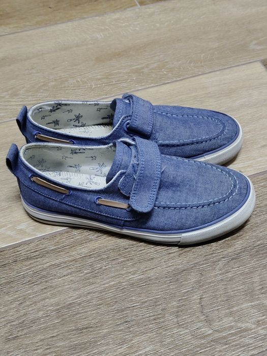 Mokasyny materiałowe dla chłopca r.35