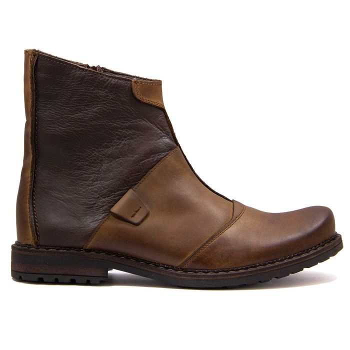 Sztyblety MILITARNE kowbojki CHOPPER motocyklowe 553 brąz