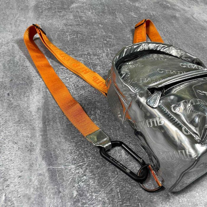Оригинальный Рюкзак Heron Preston Metallic СТИЛЬ