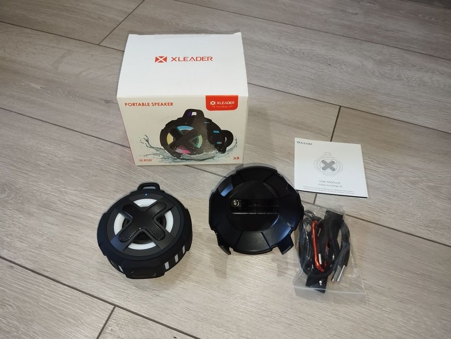 Głośnik bezprzewodowy RGB rowerowy