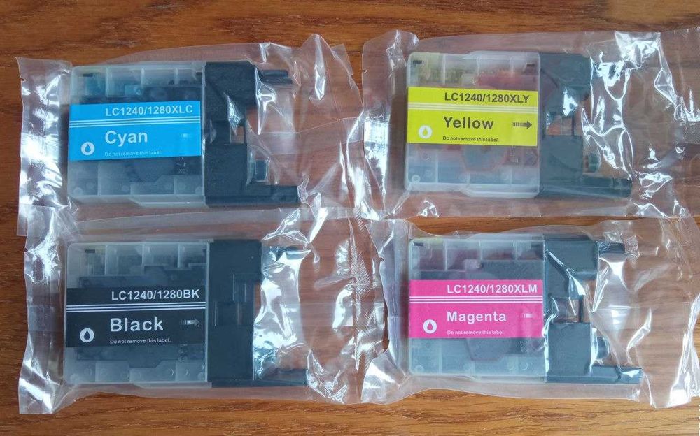 Картрідж LC1240/1280 для Brother (чорний,червоний,блакитний,жовтий)