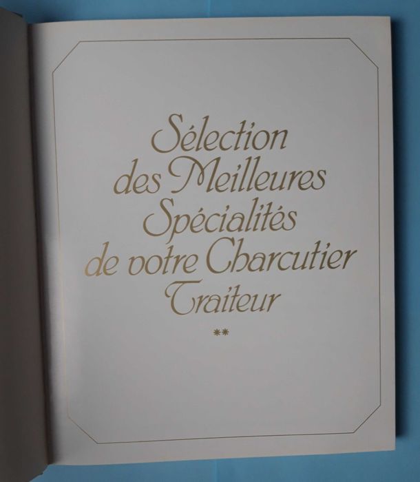 2 Livros- Sélection des Meilleures Spécialités de Votre Charcutier VSO