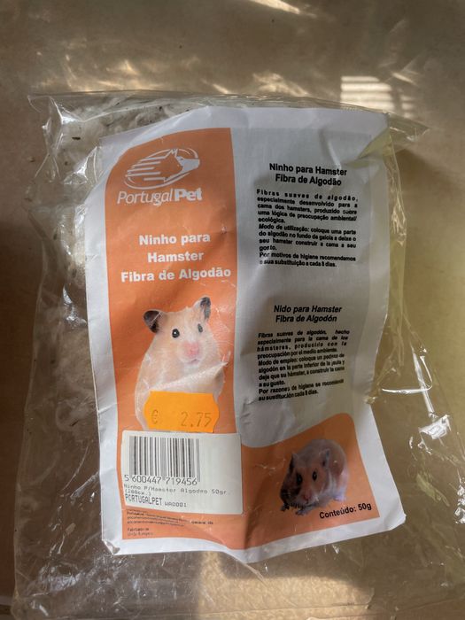 Gaiola para hamster com vários acessorios