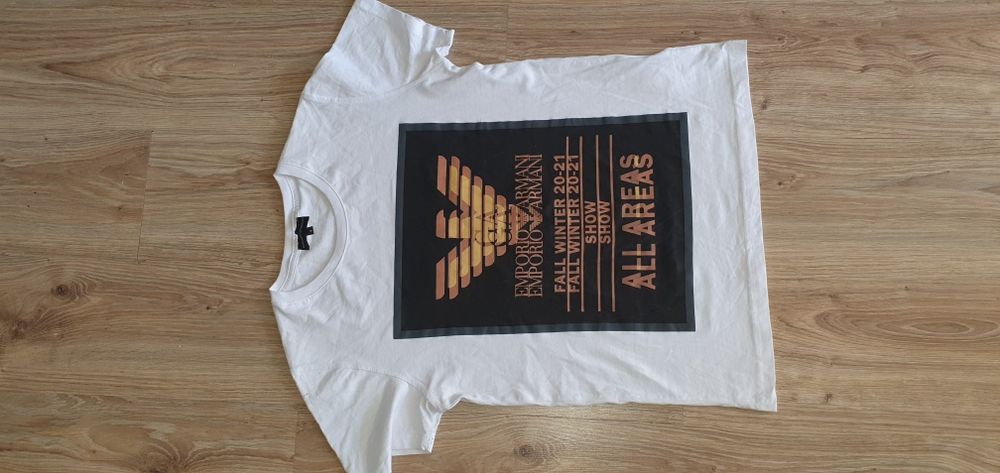 Koszulka T-SHIRT Armani rozmiar S/M biała