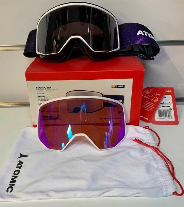 Gogle narciarskie Atomic Four Q HD Team Space 2 szyby Nowe Krakow
