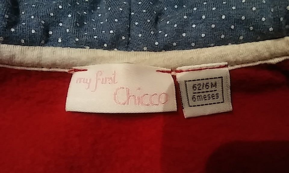 Casaco capuz menina - Chicco - 3-6 meses