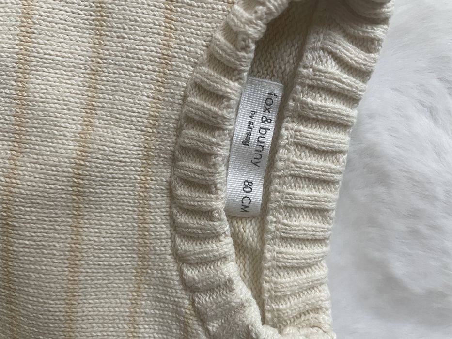Sweter dziecięcy w paski Fox &Bunny