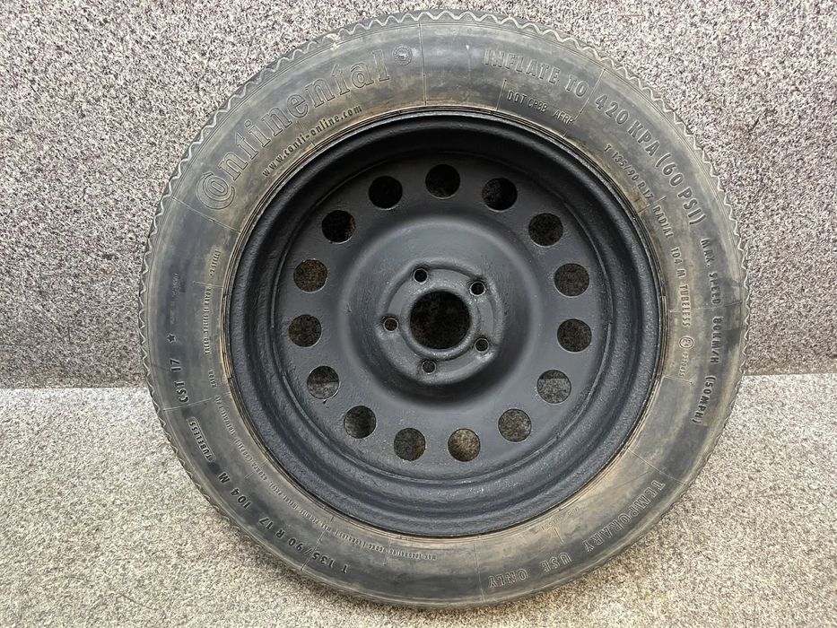 Kolo dojazdowe zapasowe zapas R17 135/90 5x120 ET18 BMW X3 E83