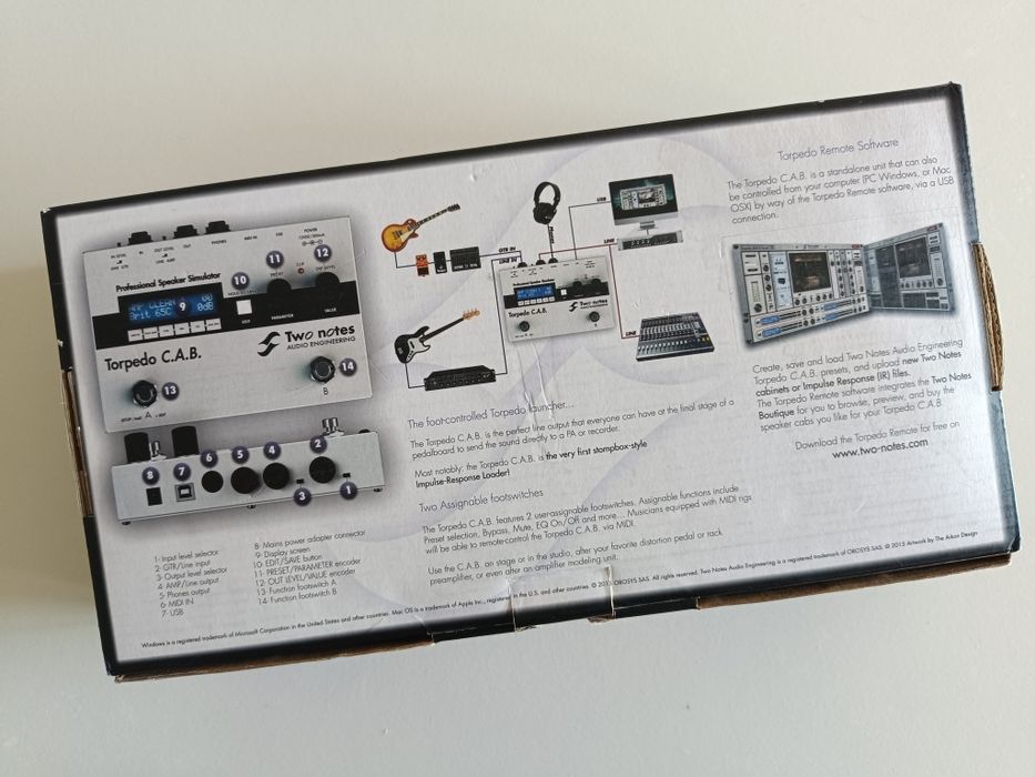 Pedal Two Notes Torpedo C.A.B