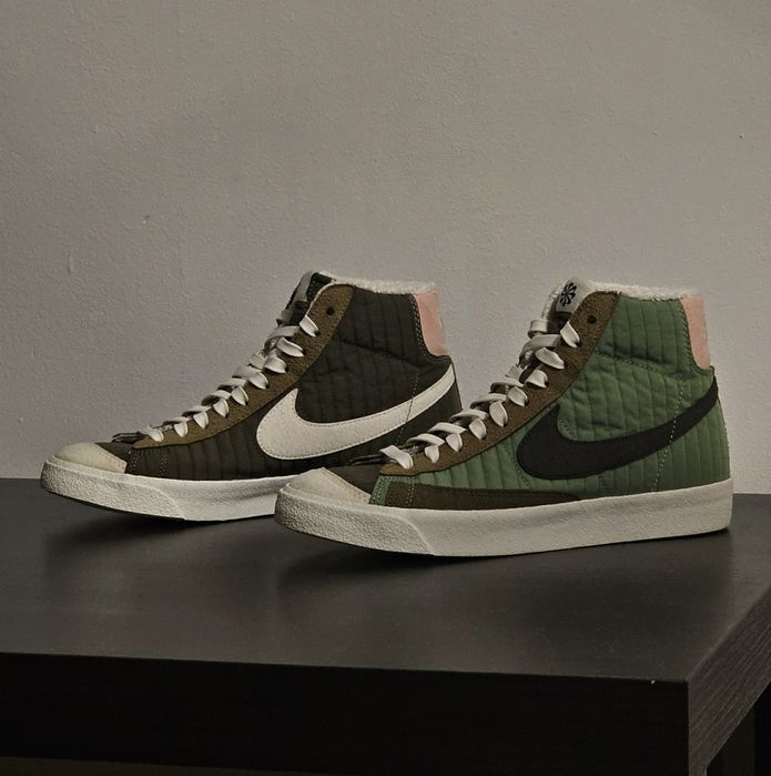 Nike Blazer Mid '77 BG Quilted Oil Green/Sequoia-Sail